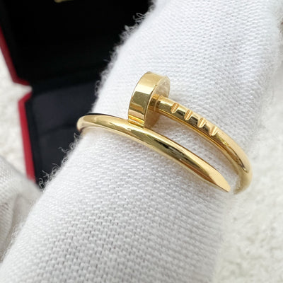 Cartier Juste Un Clou JUC Small Model Ring in 18K Yellow Gold Sz 59