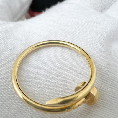 Cartier Juste Un Clou JUC Small Model Ring in 18K Yellow Gold Sz 59