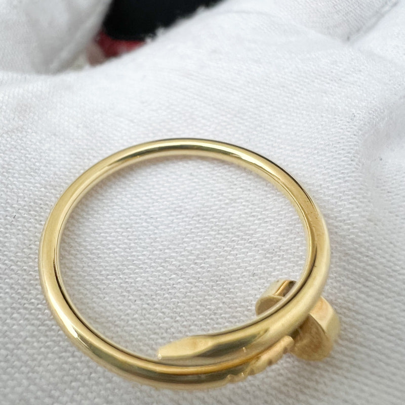 Cartier Juste Un Clou JUC Small Model Ring in 18K Yellow Gold Sz 59