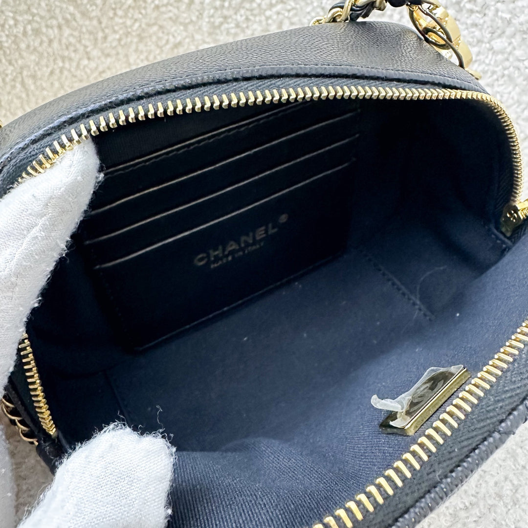 Chanel 23C Mini Camera Bag in Black Caviar and AGHW – Brands
