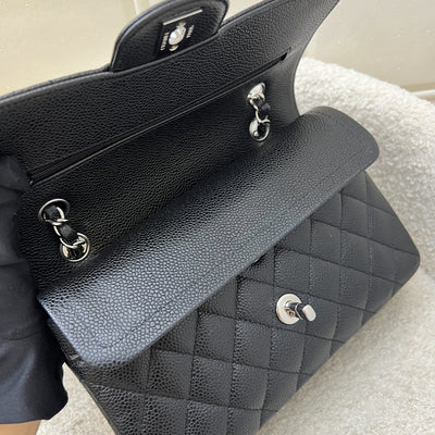 Chanel Small Classic Flap CF in Black Caviar and SHW