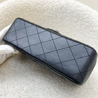 Chanel So Black Classic Mini Rectangle Flap in Black Lambskin and Black HW (Model: A69900)