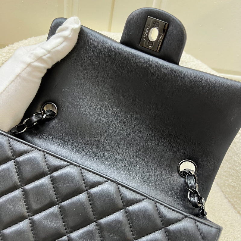Chanel So Black Classic Mini Rectangle Flap in Black Lambskin and Black HW (Model: A69900)