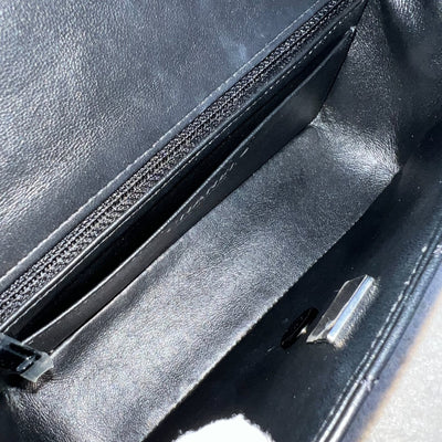 Chanel So Black Classic Mini Rectangle Flap in Black Lambskin and Black HW (Model: A69900)