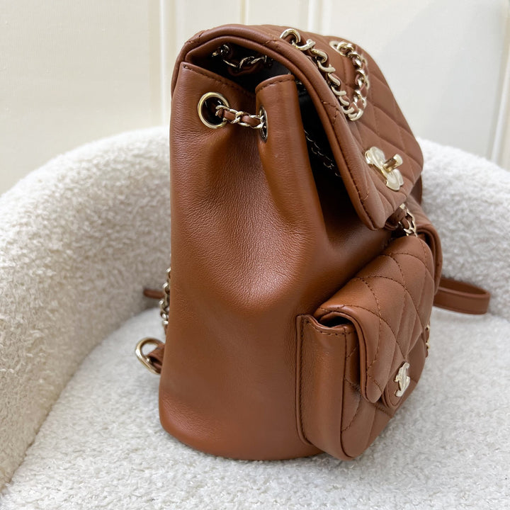 chanel brown leather backpack Medium Triple in 23A Cognac Calfskin and LGHW (M – Brands Lover Length:1500yd/1371m Stick Badlands ATX 16 -