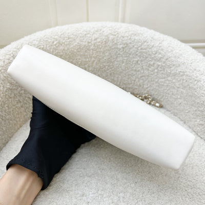 Chanel 31 Nano Shopping Bag in White Shiny Calfskin and LGHW (Model: AP3656)