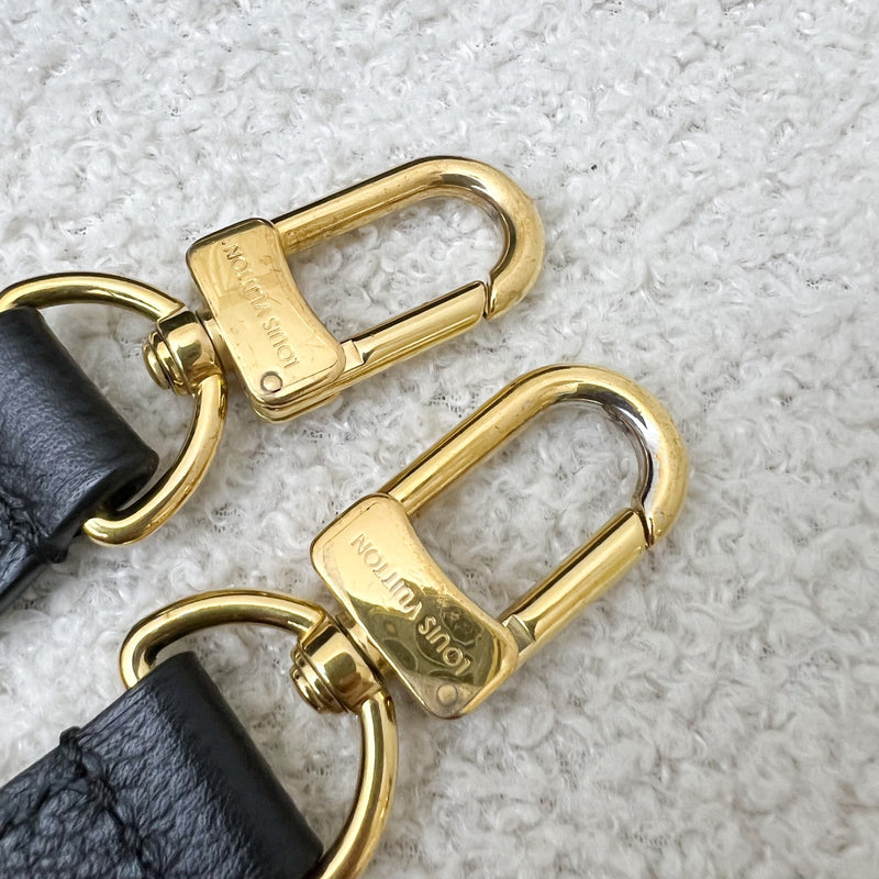 LV Pochette Metis in Black Monogram Empreinte Leather and GHW