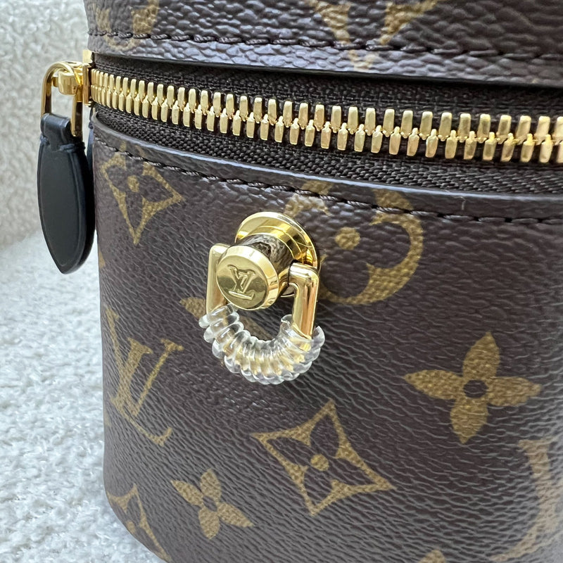 LV Vanity PM in Monogram Canvas and Black Trim