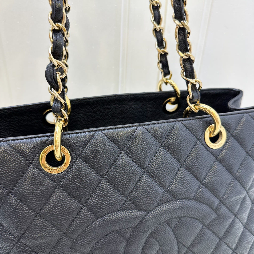 Chanel Grand Shopping Tote GST in Black Caviar and GHW – Brands Lover