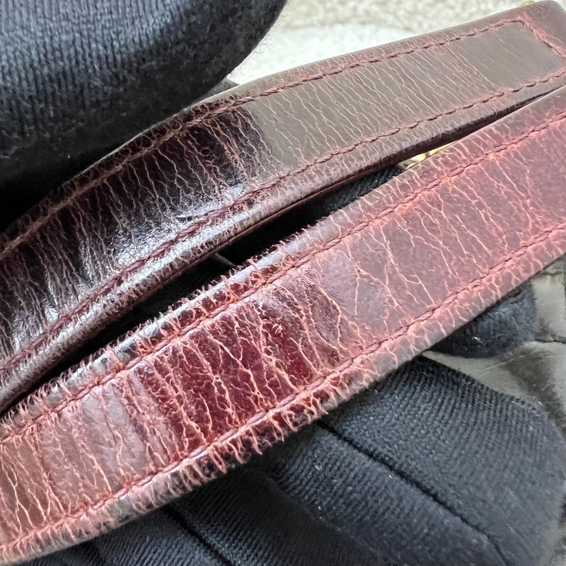 Chanel Castle Rock Flap in Black Glossy Distressed Calfskin and AGHW