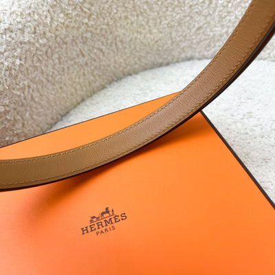 Hermes Kelly 18 Belt in Gold Epsom Leather and Rose Gold HW