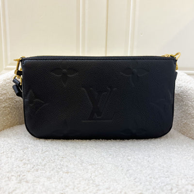 LV Multi Pochette Accessoires MPA in Black Empreinte Leather and GHW