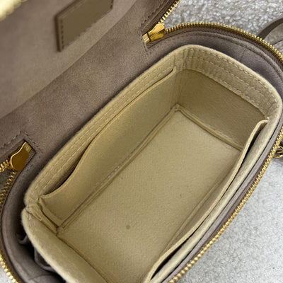 LV Vanity PM in Tourterelle Empreinte Leather and GHW