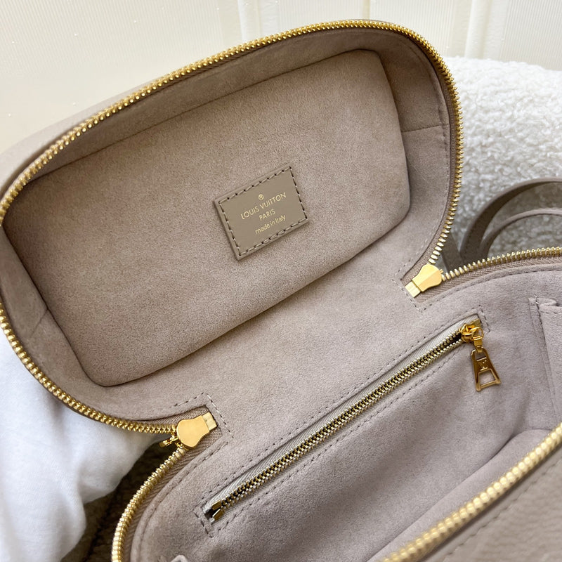LV Vanity PM in Tourterelle Empreinte Leather and GHW
