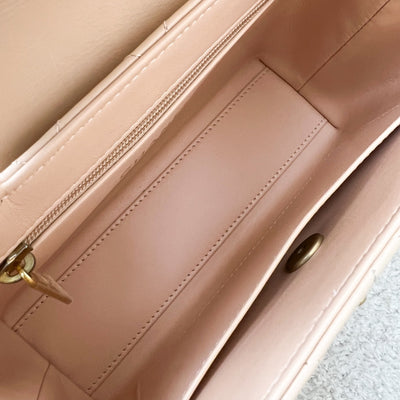 Chanel Mini / Small Kelly Bag in 25C Beige Shiny Distressed Calfskin and AGHW (Model: AS4416)