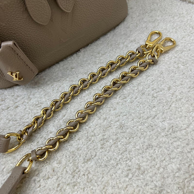 LV Vanity PM in Tourterelle Empreinte Leather and GHW