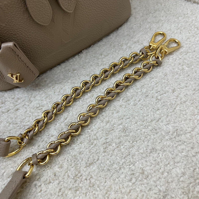 LV Vanity PM in Tourterelle Empreinte Leather and GHW