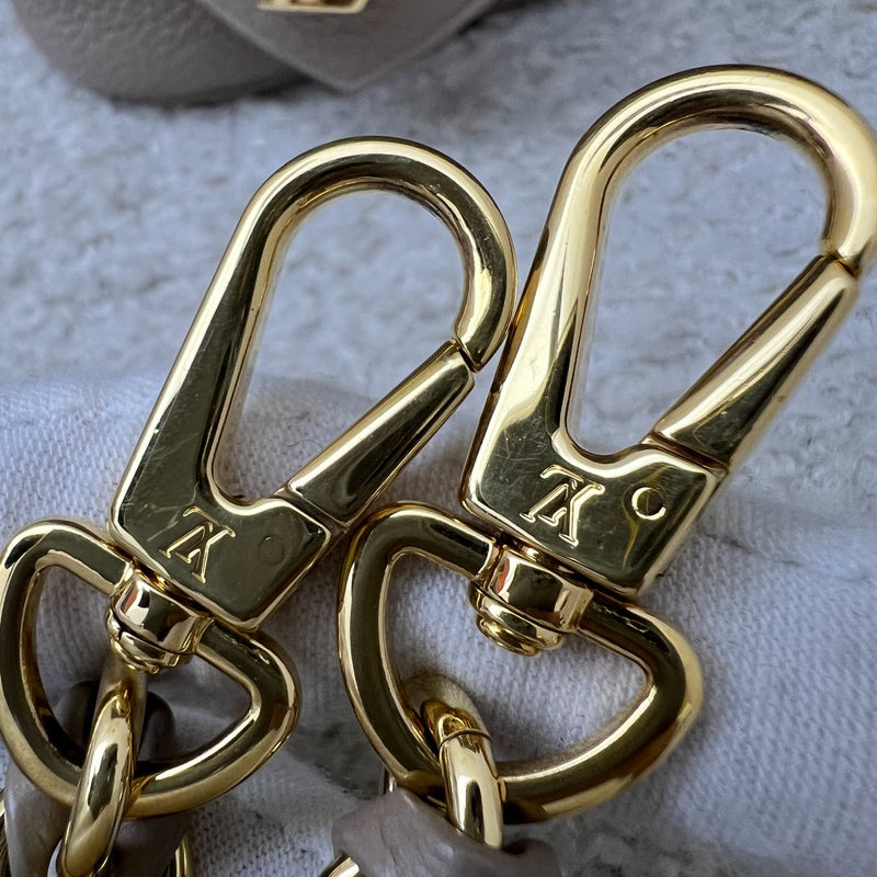 LV Vanity PM in Tourterelle Empreinte Leather and GHW