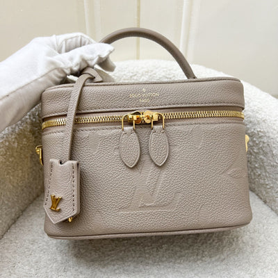 LV Vanity PM in Tourterelle Empreinte Leather and GHW