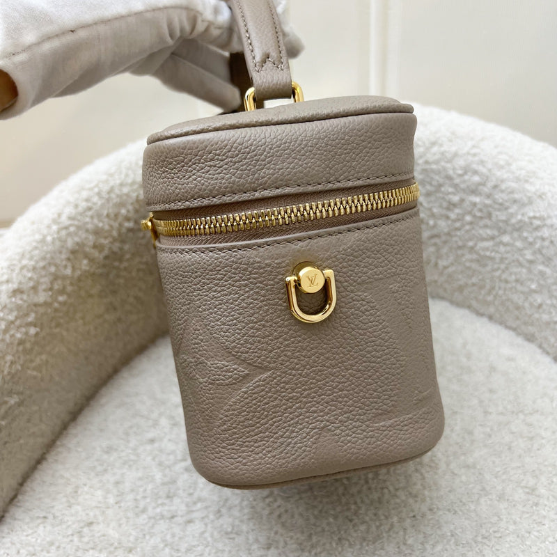 LV Vanity PM in Tourterelle Empreinte Leather and GHW