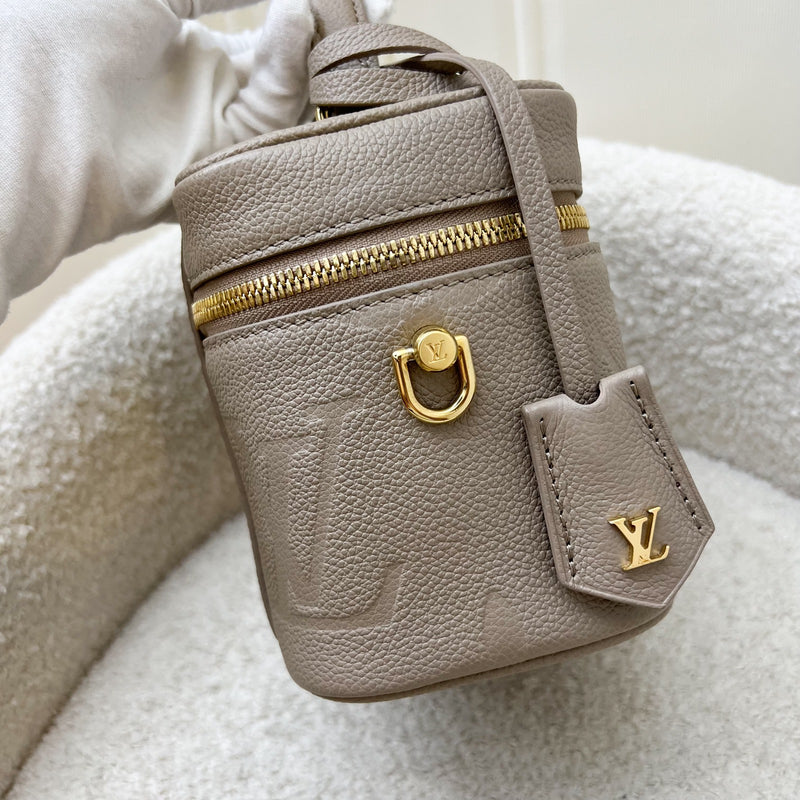 LV Vanity PM in Tourterelle Empreinte Leather and GHW