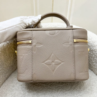 LV Vanity PM in Tourterelle Empreinte Leather and GHW