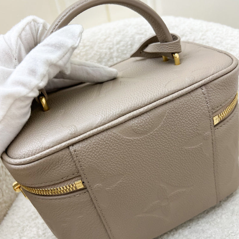 LV Vanity PM in Tourterelle Empreinte Leather and GHW