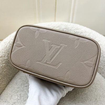 LV Vanity PM in Tourterelle Empreinte Leather and GHW