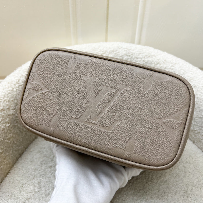 LV Vanity PM in Tourterelle Empreinte Leather and GHW