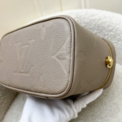 LV Vanity PM in Tourterelle Empreinte Leather and GHW