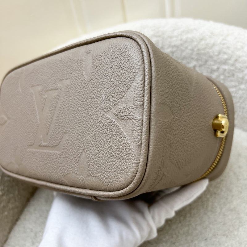 LV Vanity PM in Tourterelle Empreinte Leather and GHW