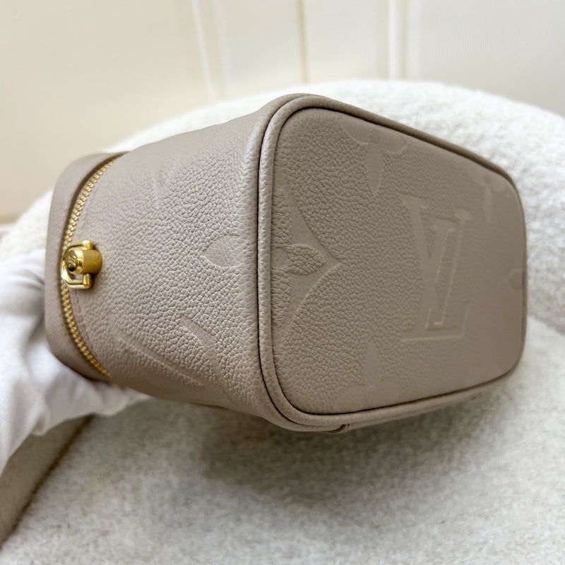 LV Vanity PM in Tourterelle Empreinte Leather and GHW