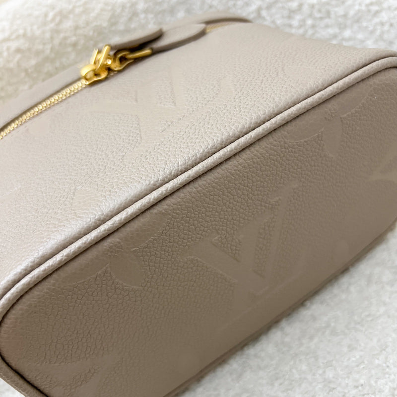 LV Vanity PM in Tourterelle Empreinte Leather and GHW