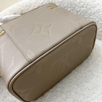 LV Vanity PM in Tourterelle Empreinte Leather and GHW