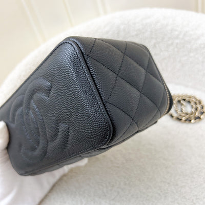 Chanel Classic Small Vanity in Black Caviar and LGHW (AP1341)