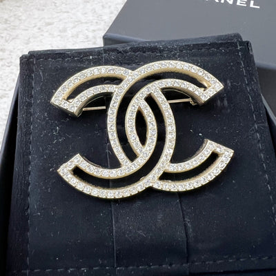 Chanel Large Brooch with Crystals