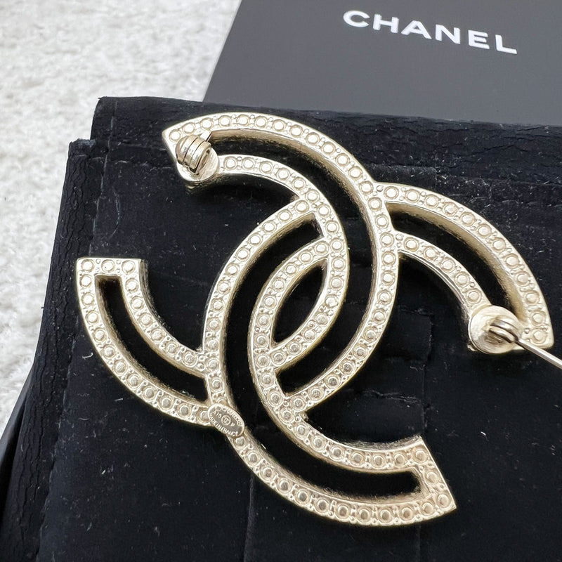 Chanel Large Brooch with Crystals