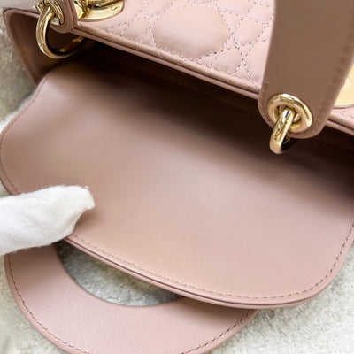Dior Small Lady Dior My ABCDior Small Bag in Blush Pink Lambskin and LGHW (Model: M0538OCAL, Colour: M50P)