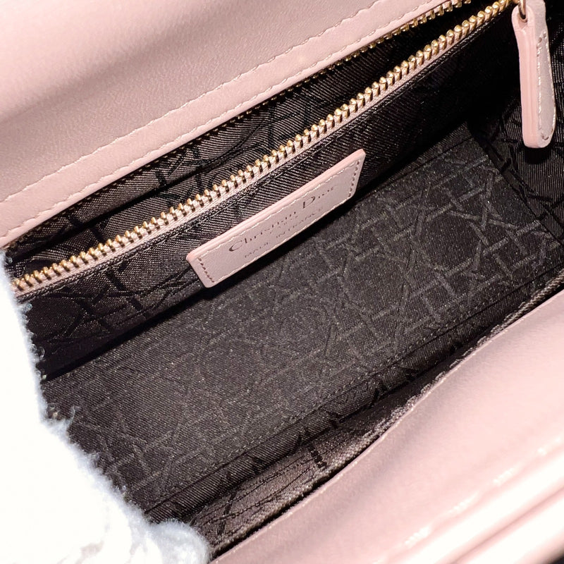 Dior Small Lady Dior My ABCDior Small Bag in Blush Pink Lambskin and LGHW (Model: M0538OCAL, Colour: M50P)