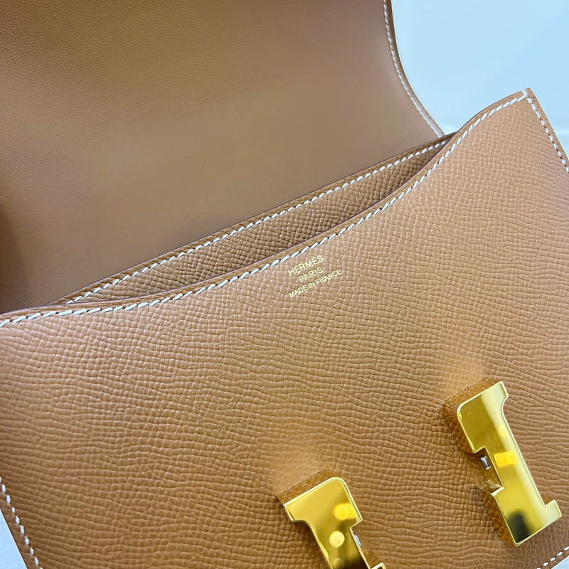 Hermès Constance 18 Gold Epsom Gold Hardware GHW — The French Hunter