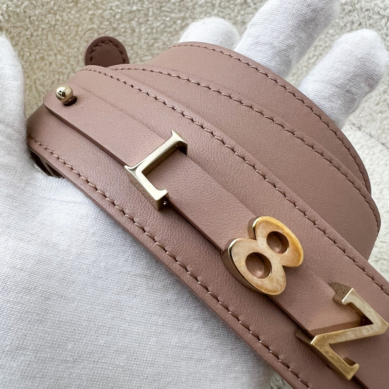 Dior Small Lady Dior My ABCDior Small Bag in Blush Pink Lambskin and LGHW (Model: M0538OCAL, Colour: M50P)