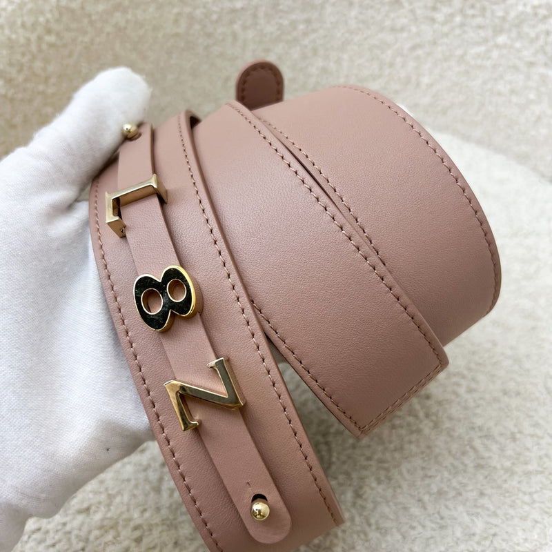 Dior Small Lady Dior My ABCDior Small Bag in Blush Pink Lambskin and LGHW (Model: M0538OCAL, Colour: M50P)