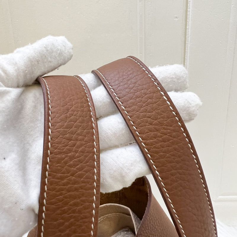 Hermes Picotin 22 in Gold Clemence Leather and GHW