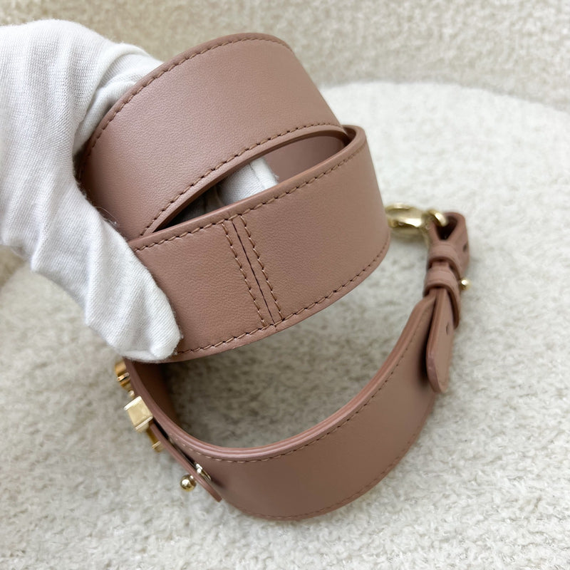 Dior Small Lady Dior My ABCDior Small Bag in Blush Pink Lambskin and LGHW (Model: M0538OCAL, Colour: M50P)