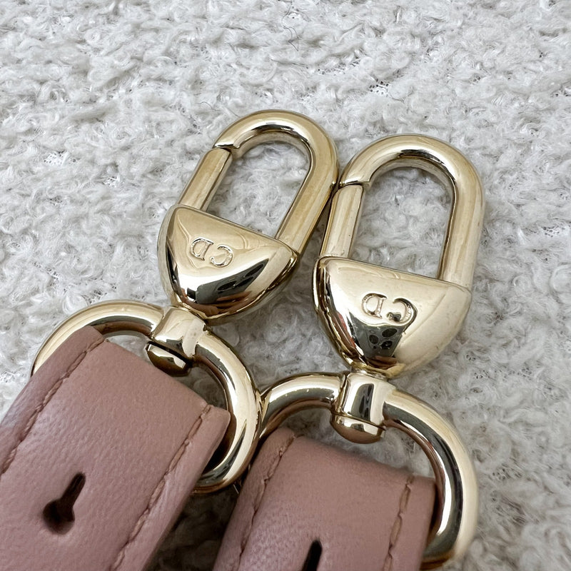 Dior Small Lady Dior My ABCDior Small Bag in Blush Pink Lambskin and LGHW (Model: M0538OCAL, Colour: M50P)