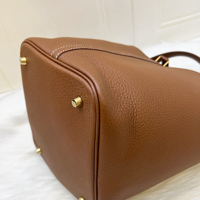 Hermes Picotin 22 in Gold Clemence Leather and GHW