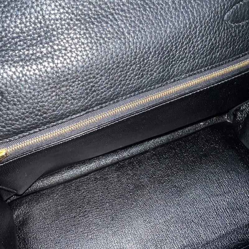 Hermes Kelly 28 in Noir Black Togo Leather and GHW