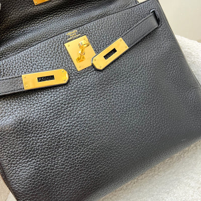 Hermes Kelly 28 in Noir Black Togo Leather and GHW