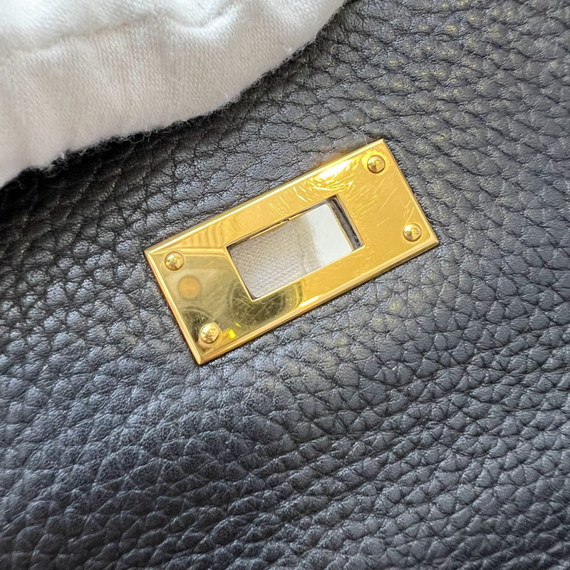 Hermes Kelly 28 in Noir Black Togo Leather and GHW