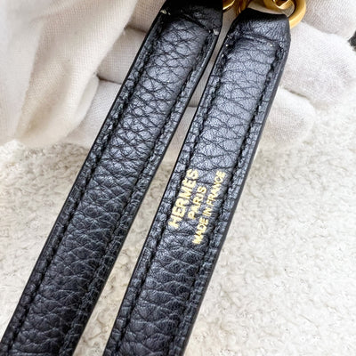 Hermes Kelly 28 in Noir Black Togo Leather and GHW